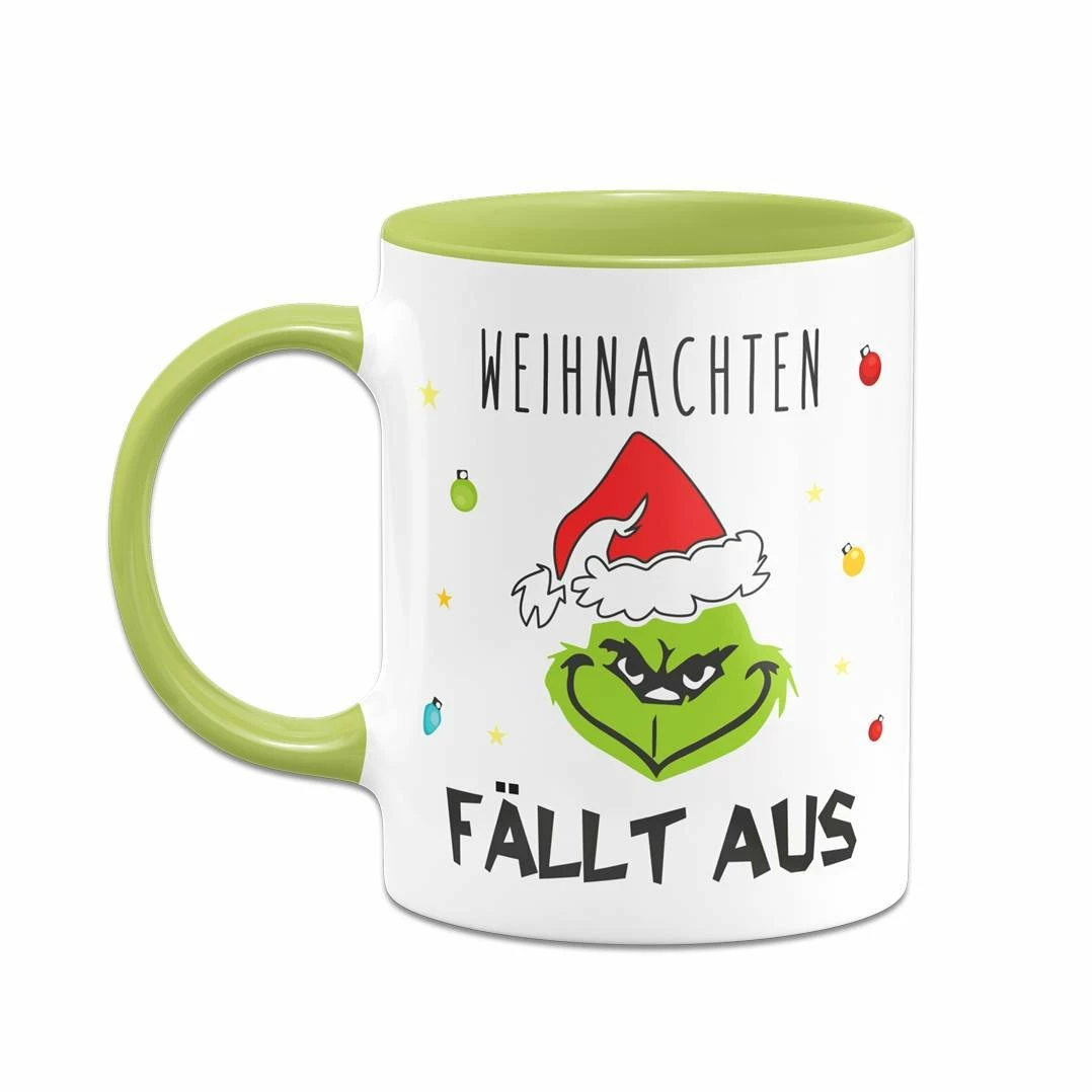 Tasse - Grinch - Weihnachten Fällt Aus (Gesicht) 4 Tasse - Grinch - Weihnachten Fällt Aus (Gesicht) – Bild 4
