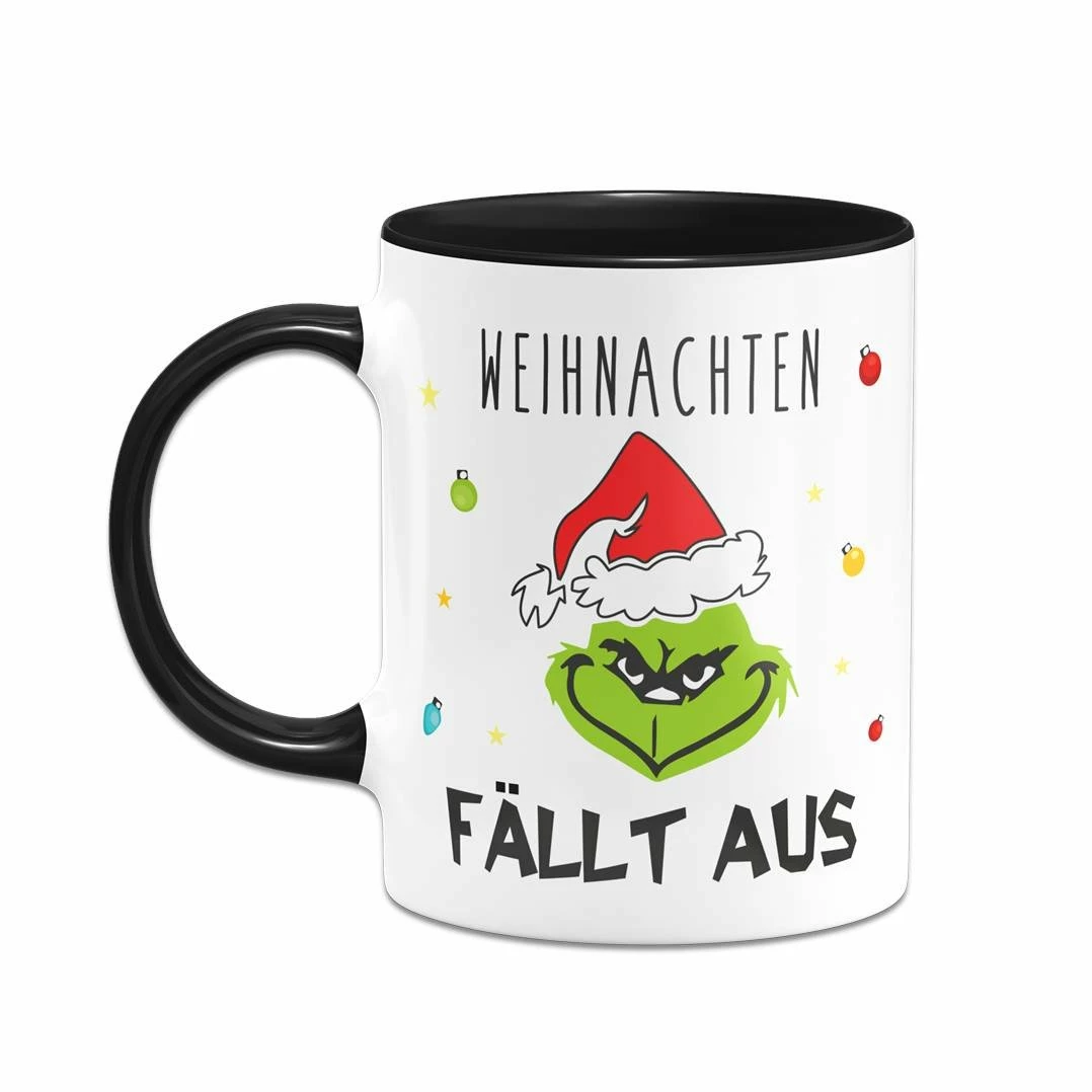 Tasse - Grinch - Weihnachten Fällt Aus (Gesicht) 2 Tasse - Grinch - Weihnachten Fällt Aus (Gesicht) – Bild 2
