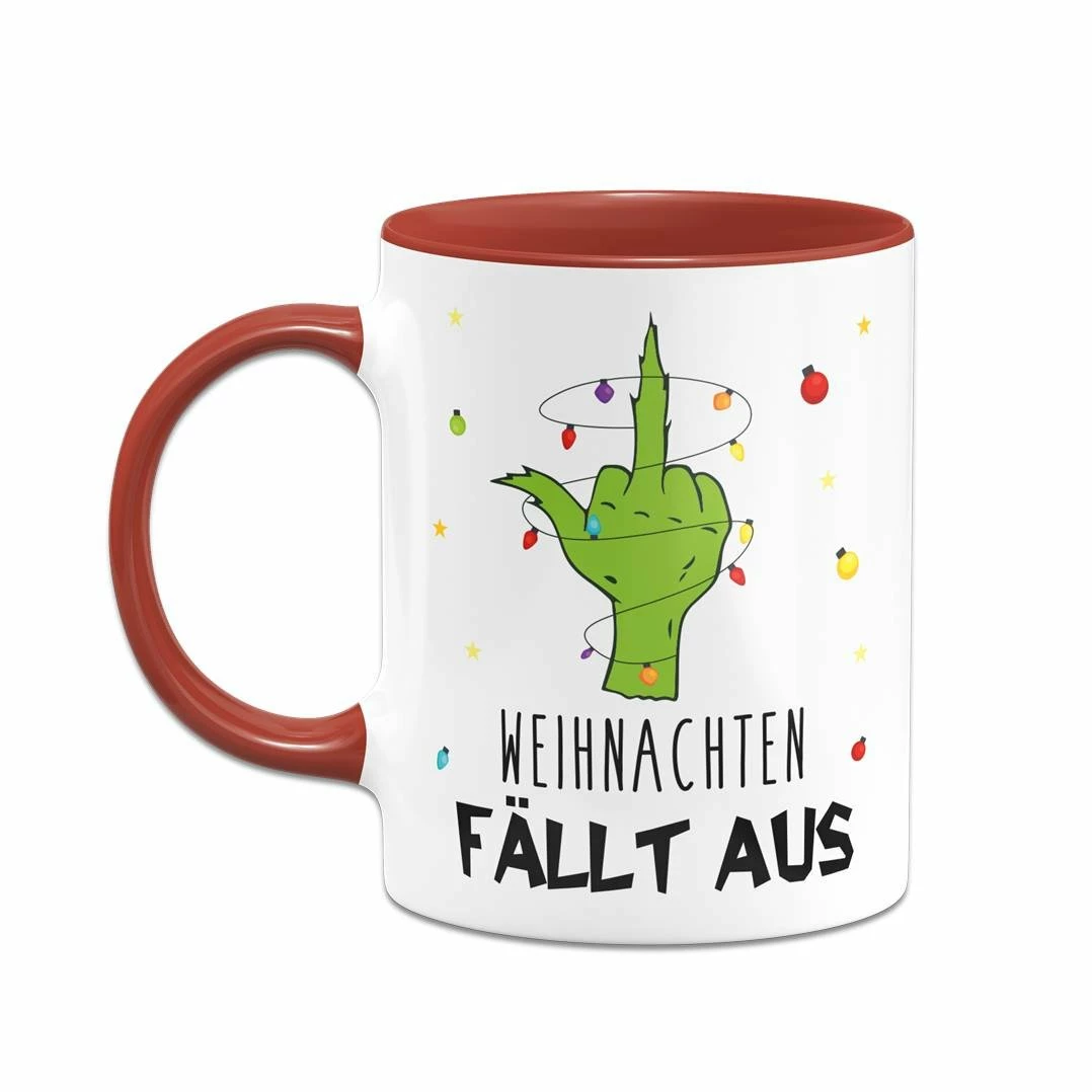Tasse - Grinch - Weihnachten Fällt Aus (Mittelfinger) 8 Tasse - Grinch - Weihnachten Fällt Aus (Mittelfinger) – Bild 8
