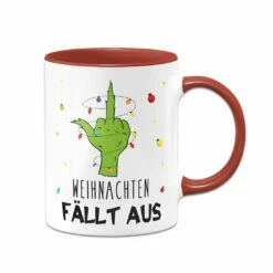 Tasse - Grinch - Weihnachten Fällt Aus (Mittelfinger) 15 Tasse - Grinch - Weihnachten Fällt Aus (Mittelfinger) -Becher Geschäft bild tasse grinch weihnachten fallt aus mittelfinger 528599