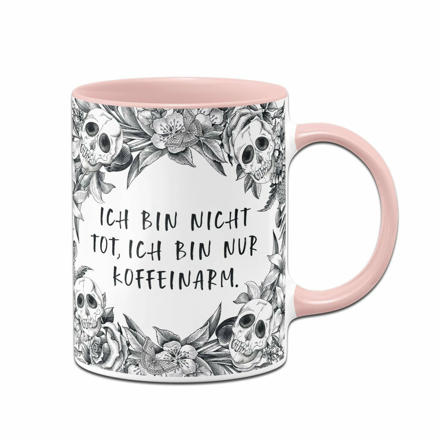 Tasse - Ich Bin Nicht Tot, Ich Bin Nur Koffeinarm. - Skull Statement 5 Tasse - Ich Bin Nicht Tot, Ich Bin Nur Koffeinarm. - Skull Statement – Bild 5