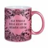 Tasse - Ich Brauch Dich Nicht In Meinem Leben - Skull Statement Metallic-Edition