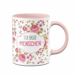 Becher Geschäft 32 Tasse - Ich Hasse Menschen - Rundumdruck