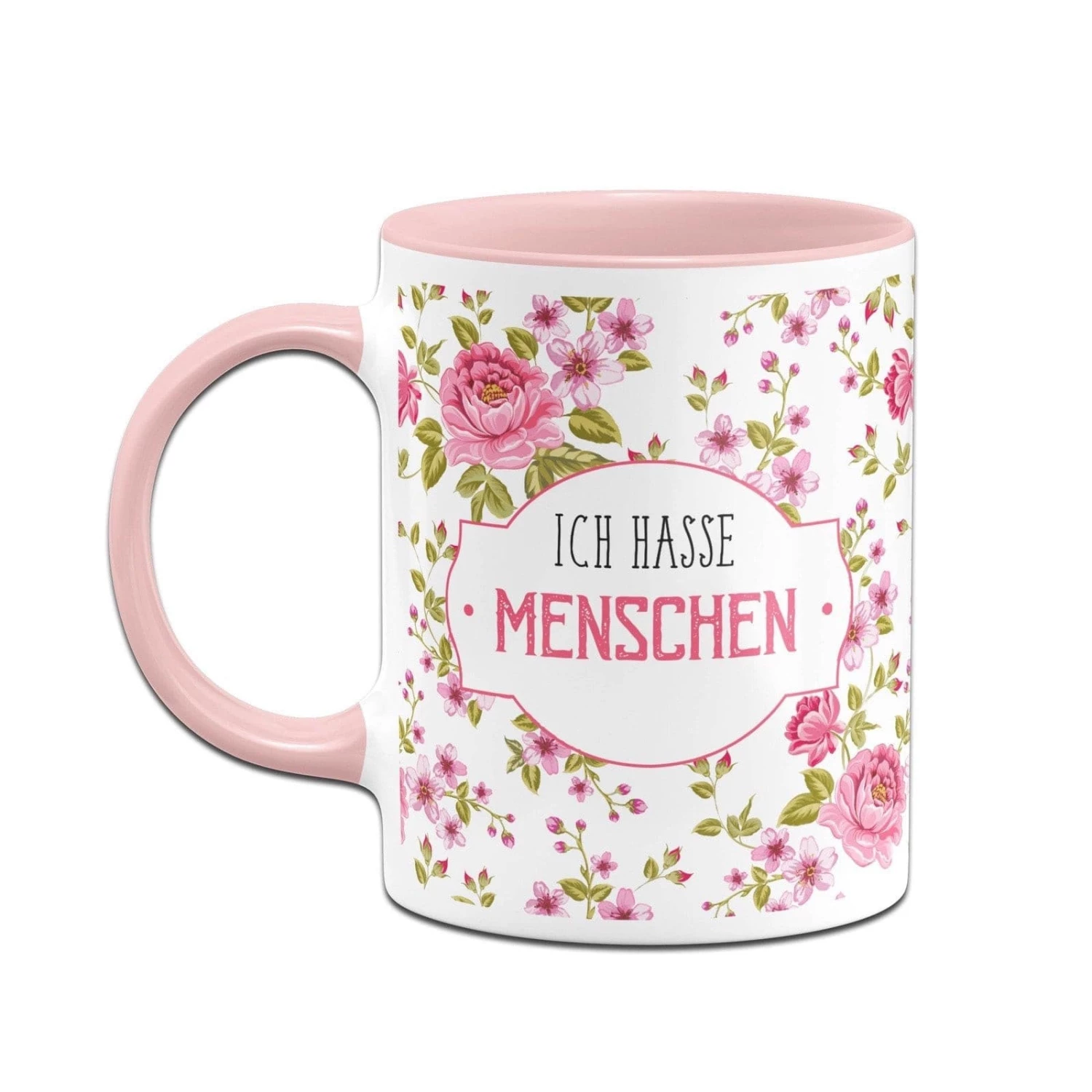 Tasse - Ich Hasse Menschen - Rundumdruck 2 Tasse - Ich Hasse Menschen - Rundumdruck – Bild 2