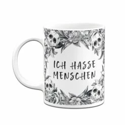 Tasse - Ich Hasse Menschen - Skull Statement -Becher Geschäft bild tasse ich hasse menschen skull statement 990148