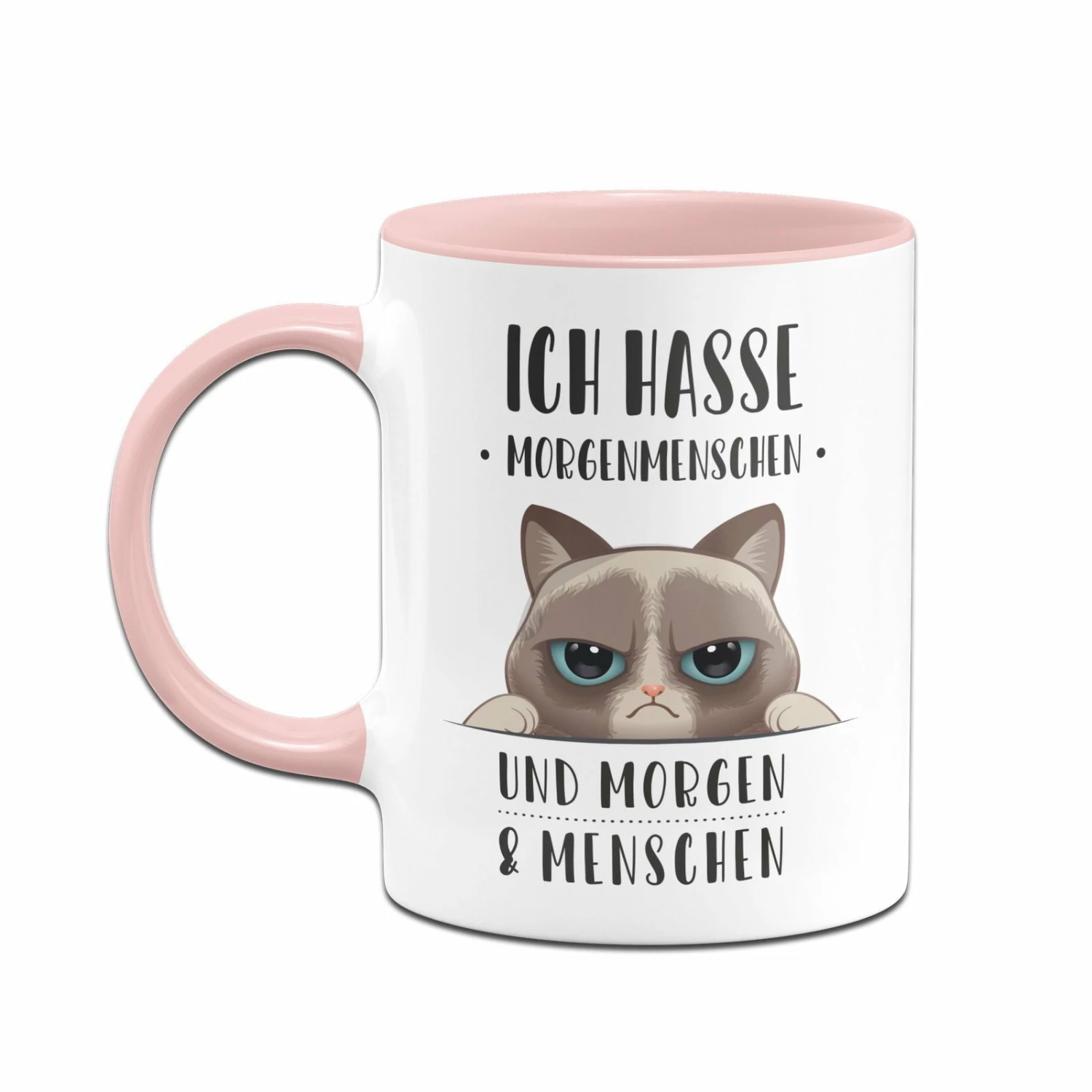 Katzen Tasse - Ich Hasse Morgenmenschen Und Morgen Und Menschen 3 Katzen Tasse - Ich Hasse Morgenmenschen Und Morgen Und Menschen – Bild 3