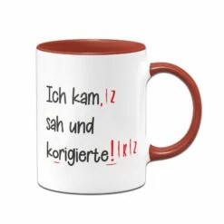 Tasse -Ich Kam, Sah Und Korigierte! -Becher Geschäft bild tasse ich kam sah und korigierte 0 642344