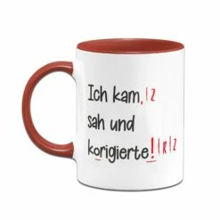 Tasse -Ich Kam, Sah Und Korigierte! -Becher Geschäft bild tasse ich kam sah und korigierte 3 569866