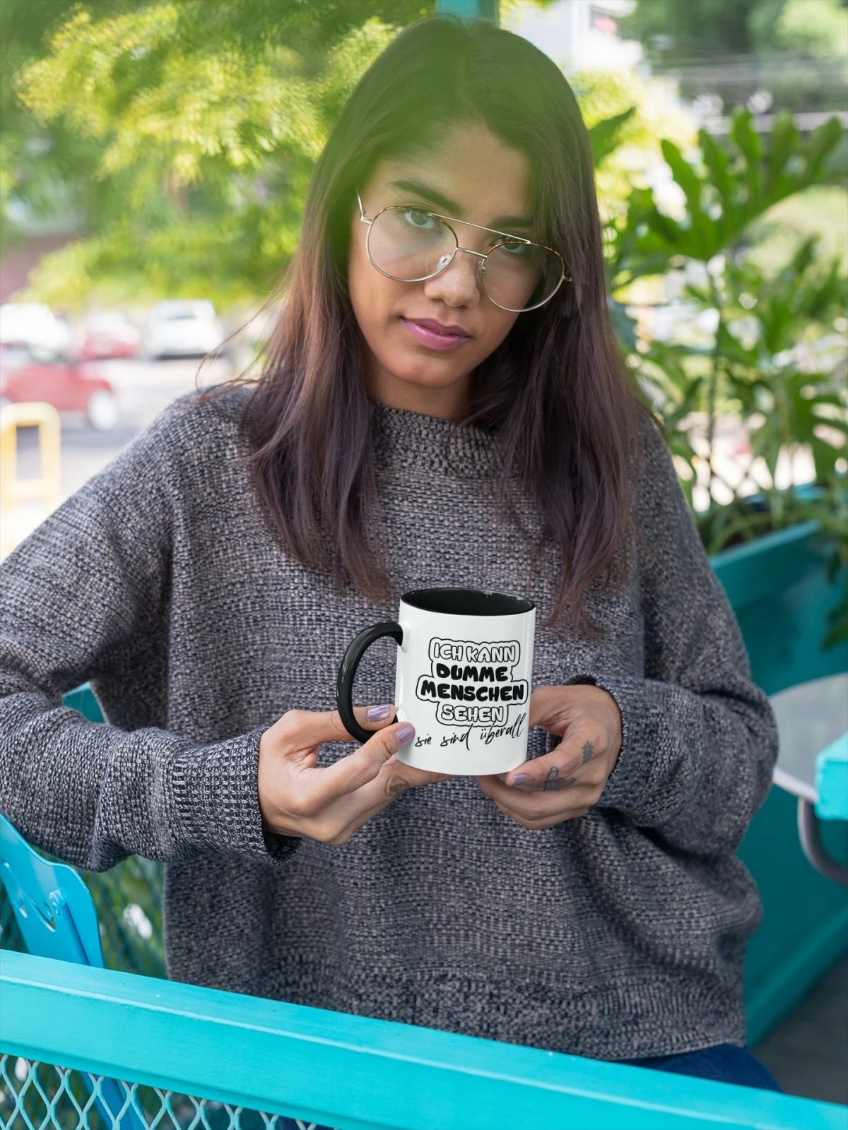 Tasse - Ich Kann Dumme Menschen Sehen 5 Tasse - Ich Kann Dumme Menschen Sehen – Bild 5