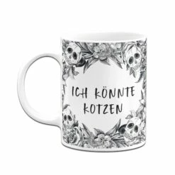 Tasse - Ich Könnte Kotzen - Skull Statement 10 Tasse - Ich Könnte Kotzen - Skull Statement -Becher Geschäft bild tasse ich konnte kotzen skull statement 320652