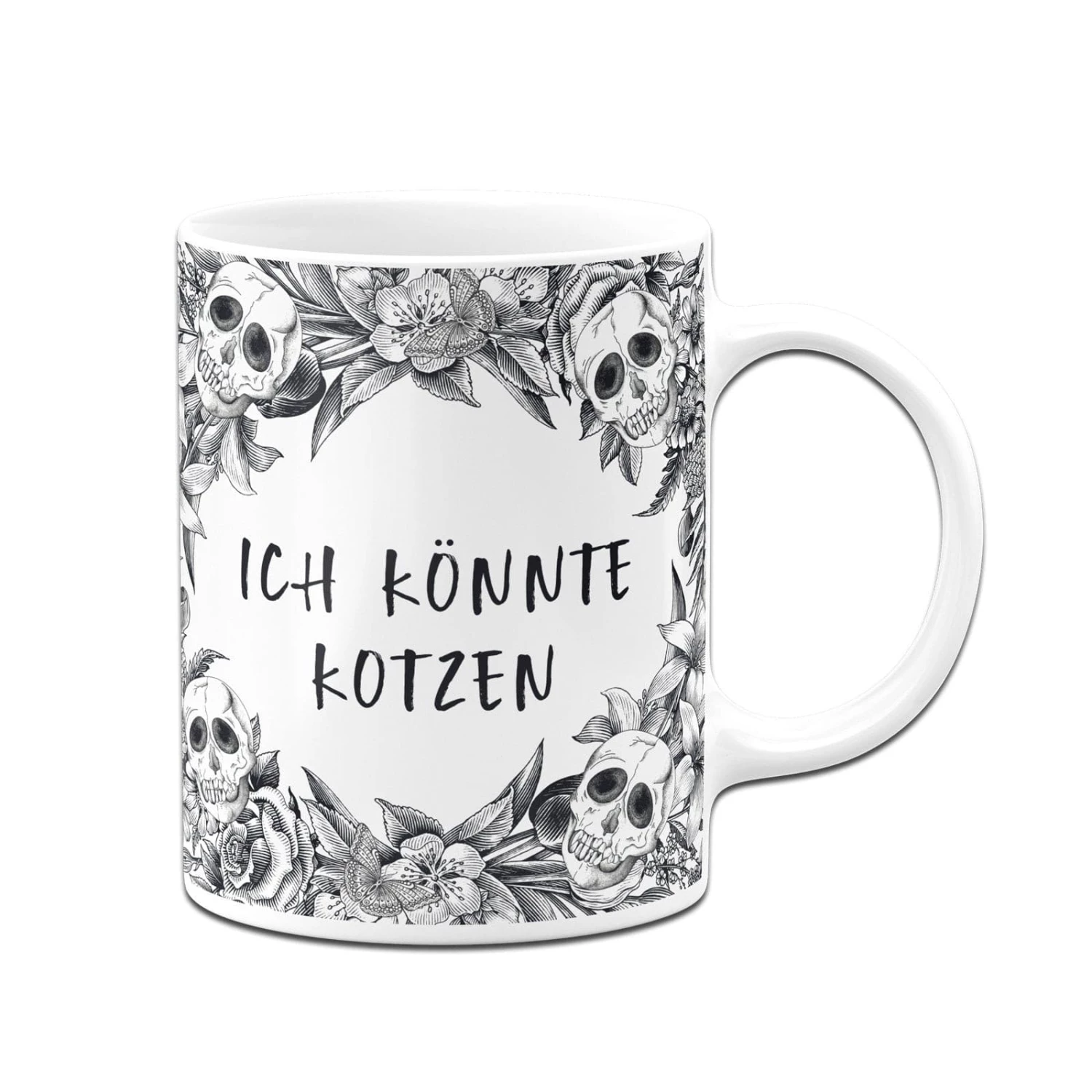 Tasse - Ich Könnte Kotzen - Skull Statement 3 Tasse - Ich Könnte Kotzen - Skull Statement – Bild 3