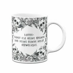 Tasse - Kaffee Damit Ich Meine Freunde Und Meine Feinde Nicht Verwechsle. - Skull Statement 9 Tasse - Kaffee Damit Ich Meine Freunde Und Meine Feinde Nicht Verwechsle. - Skull Statement -Becher Geschäft bild tasse kaffee damit ich meine freunde und meine feinde nicht verwechsle skull statement 664059