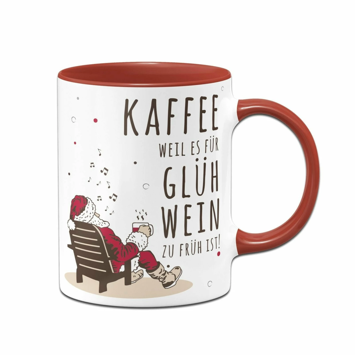 Tasse - Kaffee, Weil Es Für Glühwein Zu Früh Ist! 5 Tasse - Kaffee, Weil Es Für Glühwein Zu Früh Ist! – Bild 5