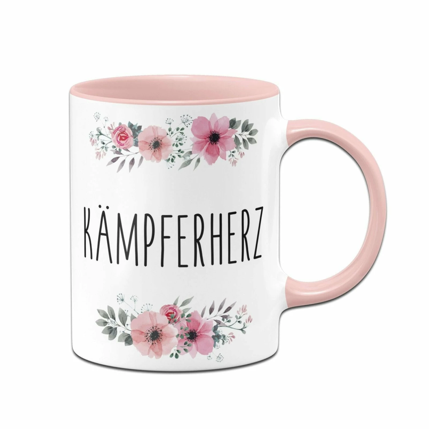 Tasse - Kämpferherz - Blumig 1 Tasse - Kämpferherz - Blumig