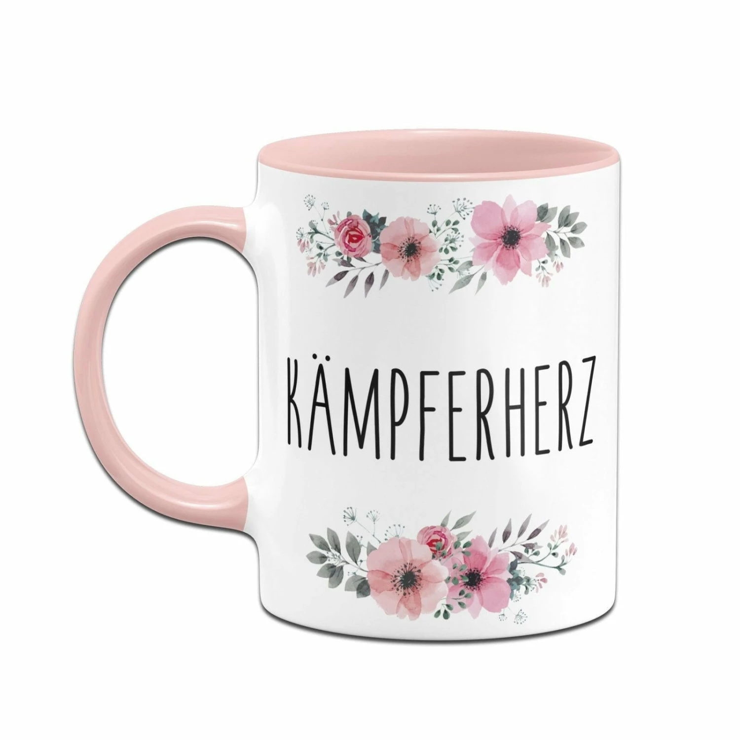 Tasse - Kämpferherz - Blumig 2 Tasse - Kämpferherz - Blumig – Bild 2