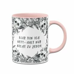Tasse - Klar Bin Ich Nett - Halt Nur Nicht Zu Jedem - Skull Statement 11 Tasse - Klar Bin Ich Nett - Halt Nur Nicht Zu Jedem - Skull Statement -Becher Geschäft bild tasse klar bin ich nett halt nur nicht zu jedem skull statement 329657