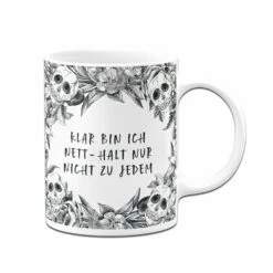 Tasse - Klar Bin Ich Nett - Halt Nur Nicht Zu Jedem - Skull Statement 9 Tasse - Klar Bin Ich Nett - Halt Nur Nicht Zu Jedem - Skull Statement -Becher Geschäft bild tasse klar bin ich nett halt nur nicht zu jedem skull statement 773584