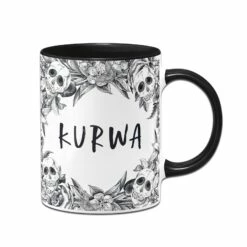 Tasse - Kurwa - Skull Statement