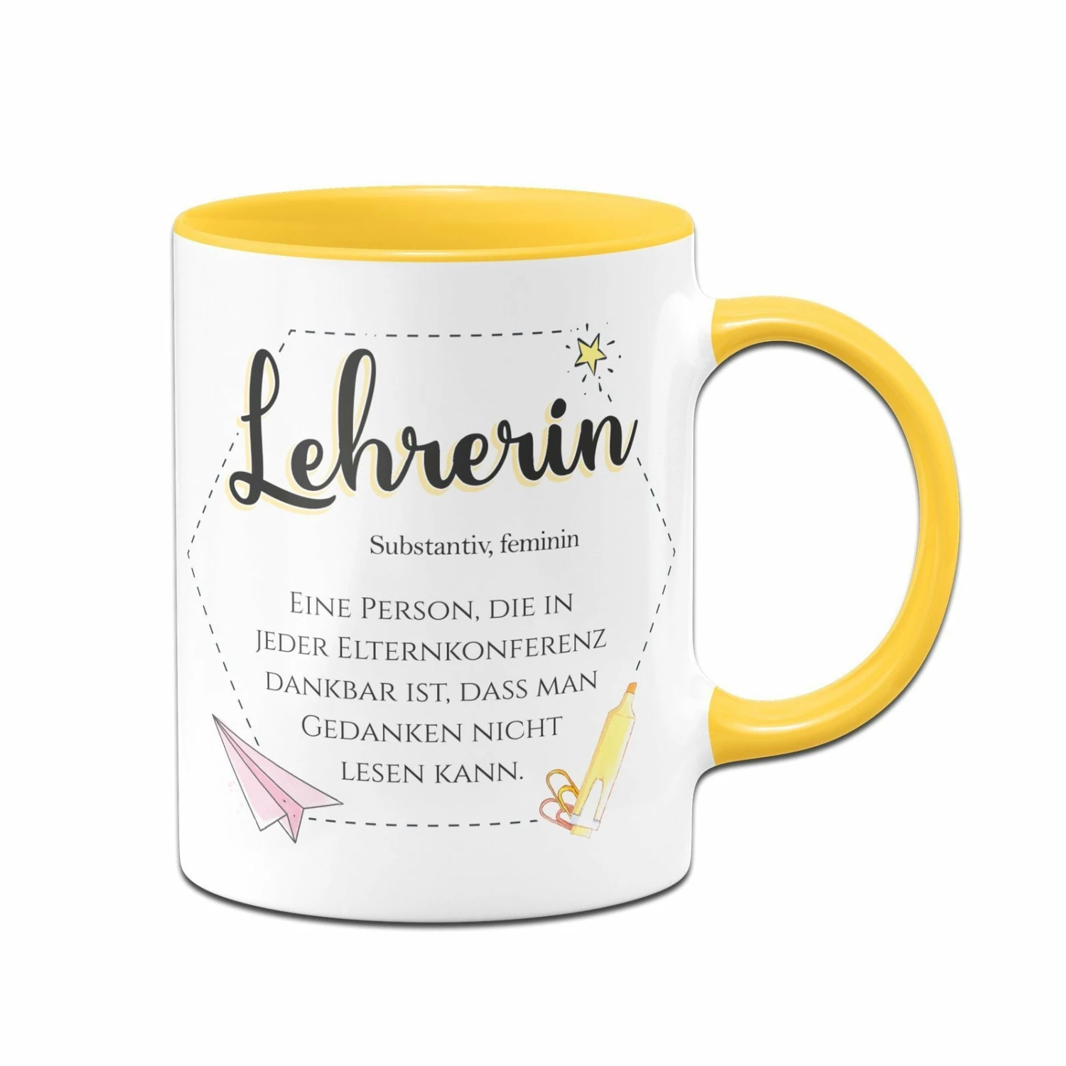 Tasse - Lehrerin Dankbar, Dass Man Gedanken Nicht Lesen Kann 4 Tasse - Lehrerin Dankbar, Dass Man Gedanken Nicht Lesen Kann – Bild 4