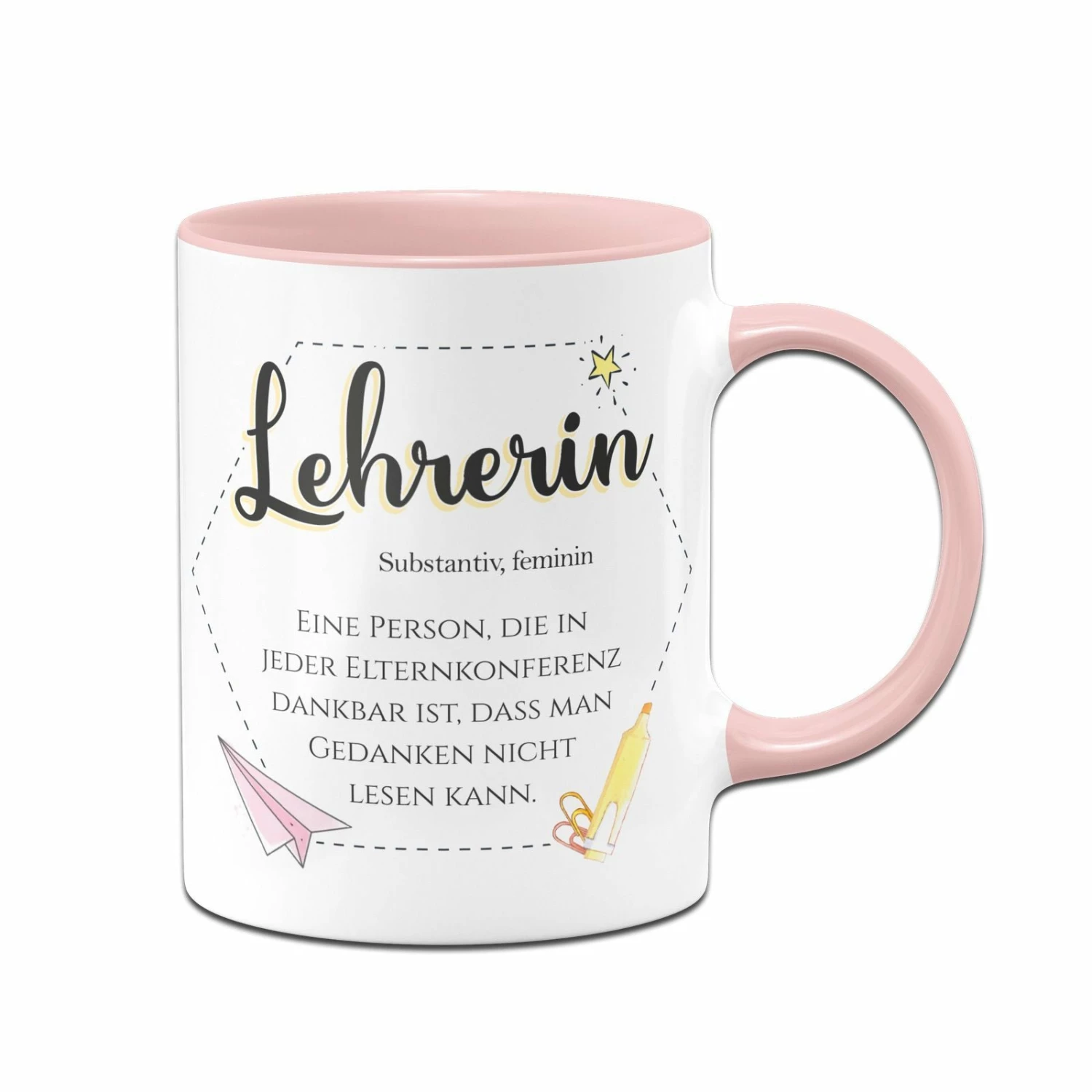 Tasse - Lehrerin Dankbar, Dass Man Gedanken Nicht Lesen Kann 3 Tasse - Lehrerin Dankbar, Dass Man Gedanken Nicht Lesen Kann – Bild 3