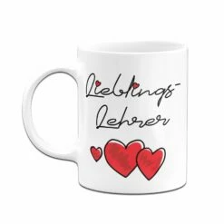 Tasse - Lieblings-Lehrer (Herzen) -Becher Geschäft bild tasse lieblings lehrer herzen 246847