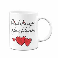 Tasse - Lieblings-Nachbar (Herzen) 11 Tasse - Lieblings-Nachbar (Herzen) -Becher Geschäft bild tasse lieblings nachbar herzen 311153