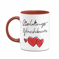 Tasse - Lieblings-Nachbar (Herzen) 16 Tasse - Lieblings-Nachbar (Herzen) -Becher Geschäft bild tasse lieblings nachbar herzen 400243