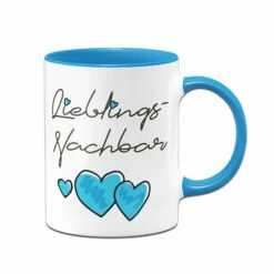 Tasse - Lieblings-Nachbar (Herzen) 13 Tasse - Lieblings-Nachbar (Herzen) -Becher Geschäft bild tasse lieblings nachbar herzen 953583