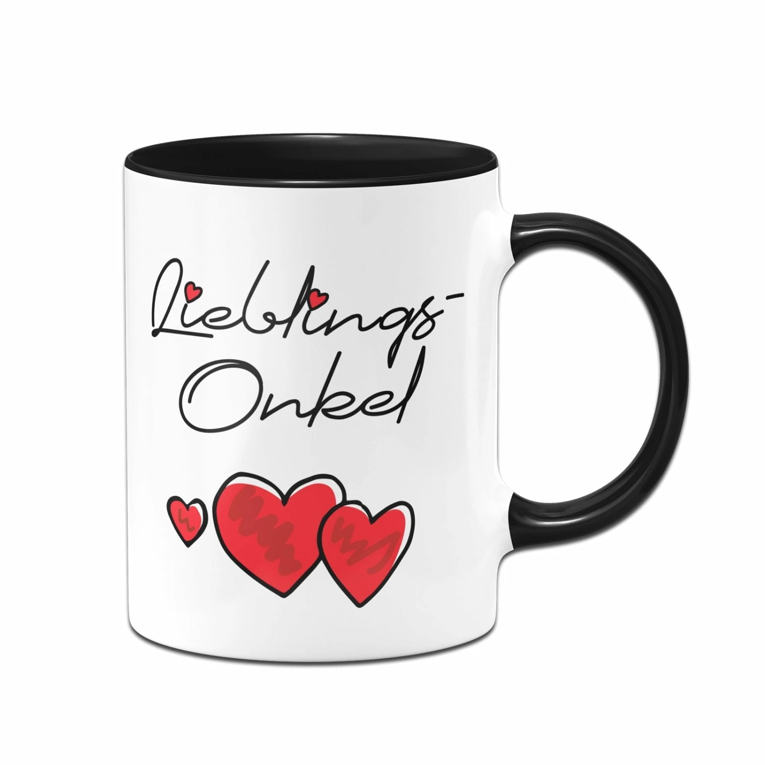 Tasse - Lieblings-Onkel (Herzen) 1 Tasse - Lieblings-Onkel (Herzen)