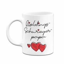 Tasse - Lieblings-Schwiegerpapa (Herzen) 12 Tasse - Lieblings-Schwiegerpapa (Herzen) -Becher Geschäft bild tasse lieblings schwiegerpapa herzen 135899