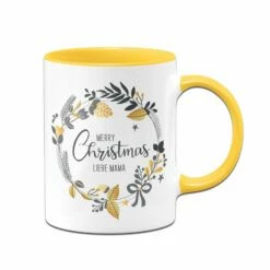 Tasse - Merry Christmas Liebe Mama - Kranz 11 Tasse - Merry Christmas Liebe Mama - Kranz -Becher Geschäft bild tasse merry christmas liebe mama kranz 415393