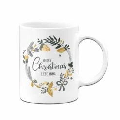 Tasse - Merry Christmas Liebe Mama - Kranz 9 Tasse - Merry Christmas Liebe Mama - Kranz -Becher Geschäft bild tasse merry christmas liebe mama kranz 536445
