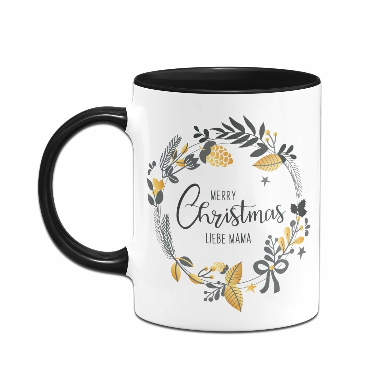 Tasse - Merry Christmas Liebe Mama - Kranz 2 Tasse - Merry Christmas Liebe Mama - Kranz – Bild 2