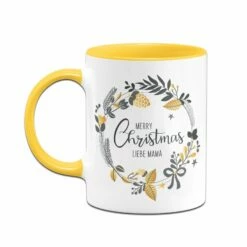 Tasse - Merry Christmas Liebe Mama - Kranz 12 Tasse - Merry Christmas Liebe Mama - Kranz -Becher Geschäft bild tasse merry christmas liebe mama kranz 804160
