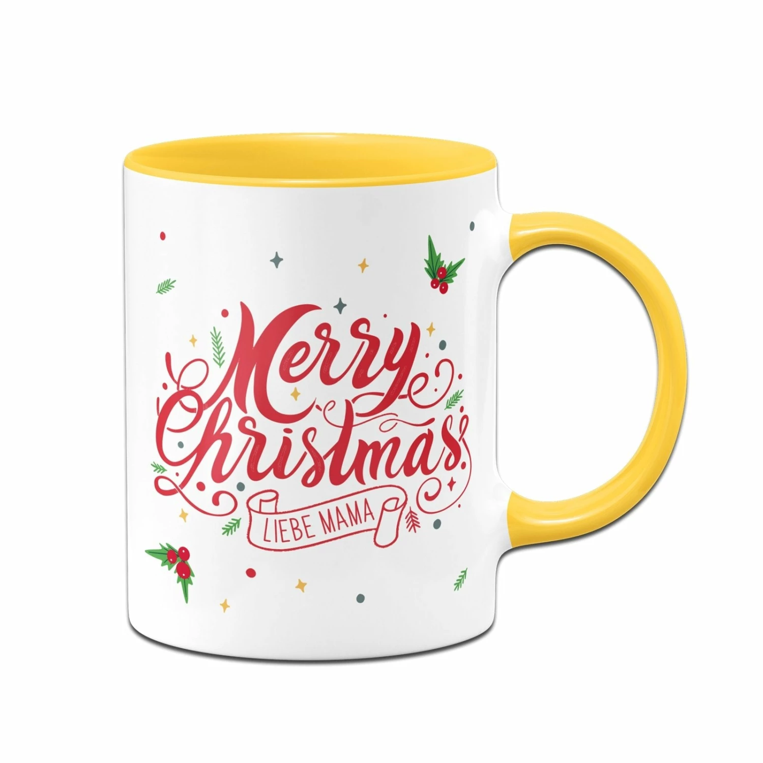 Tasse - Merry Christmas Liebe Mama - Stechpalme 7 Tasse - Merry Christmas Liebe Mama - Stechpalme – Bild 7