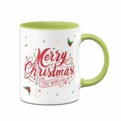 Tasse - Merry Christmas Liebe Mama - Stechpalme 13 Tasse - Merry Christmas Liebe Mama - Stechpalme -Becher Geschäft bild tasse merry christmas liebe mama stechpalme 365162