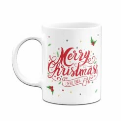 Tasse - Merry Christmas Liebe Oma - Stechpalme 12 Tasse - Merry Christmas Liebe Oma - Stechpalme -Becher Geschäft bild tasse merry christmas liebe oma stechpalme 850246