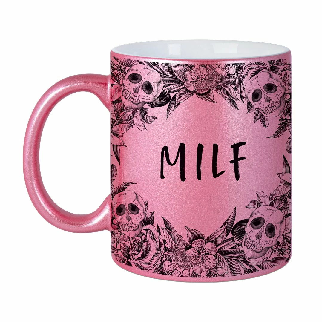 Tasse - Milf - Skull Statement Metallic-Edition 2 Tasse - Milf - Skull Statement Metallic-Edition – Bild 2