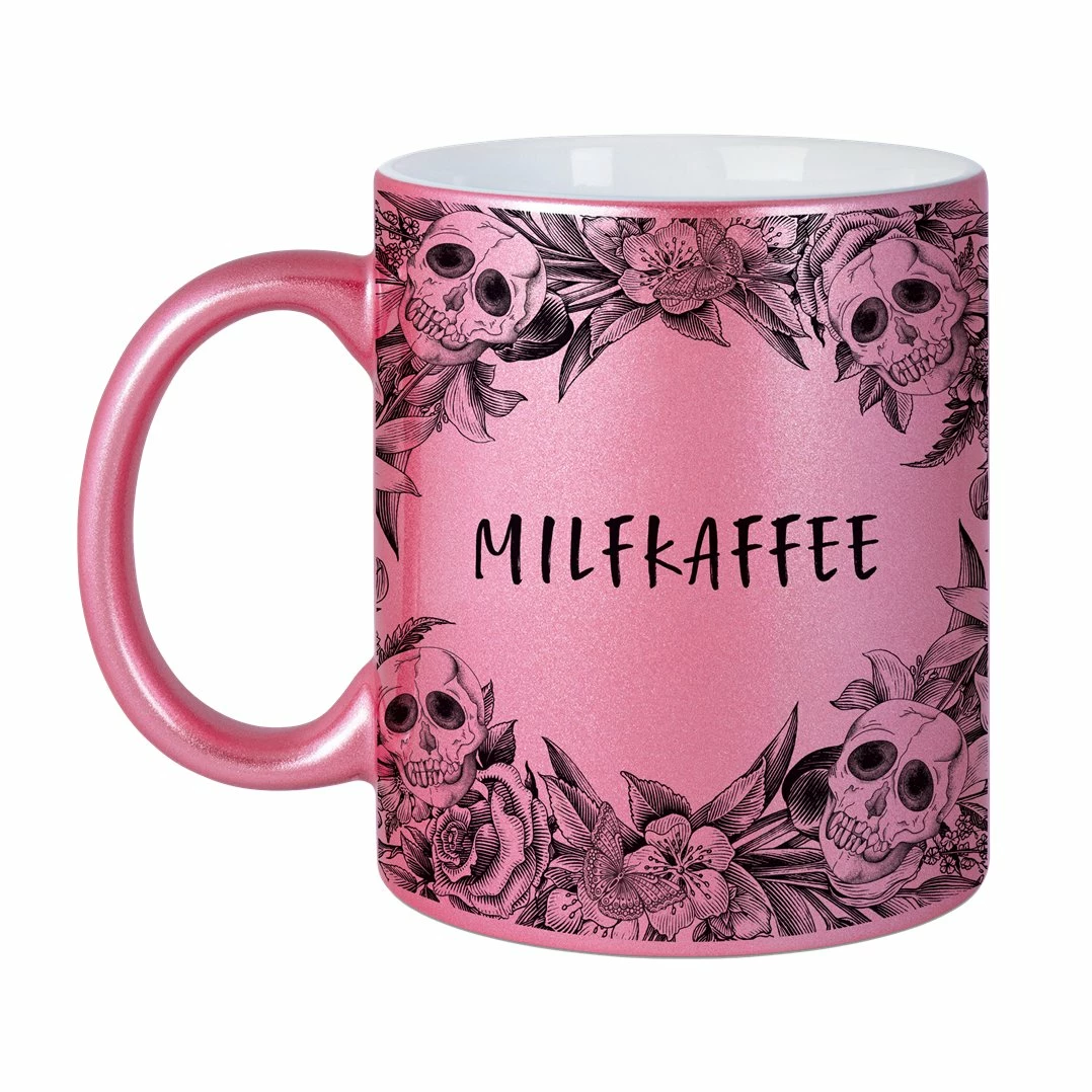 Tasse - Milfkaffee - Skull Statement Metallic-Edition 2 Tasse - Milfkaffee - Skull Statement Metallic-Edition – Bild 2