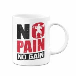 Tasse - No Pain, No Gain - V2 -Becher Geschäft bild tasse no pain no gain v2 643047