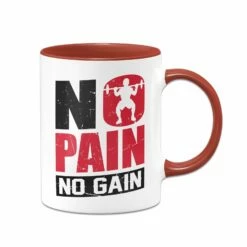 Tasse - No Pain, No Gain - V2 -Becher Geschäft bild tasse no pain no gain v2 673340