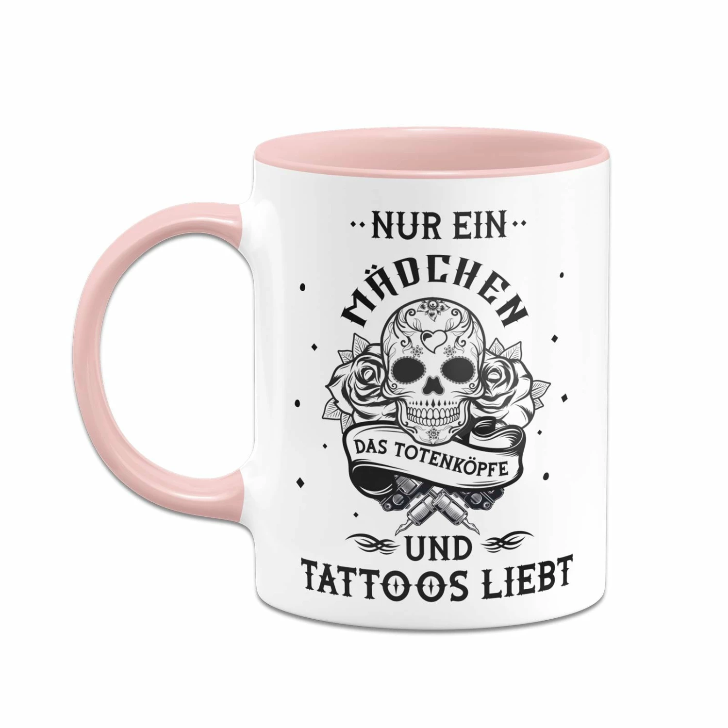 Tasse - Nur Ein Mädchen Das Totenköpfe Und Tattoos Liebt 6 Tasse - Nur Ein Mädchen Das Totenköpfe Und Tattoos Liebt – Bild 6