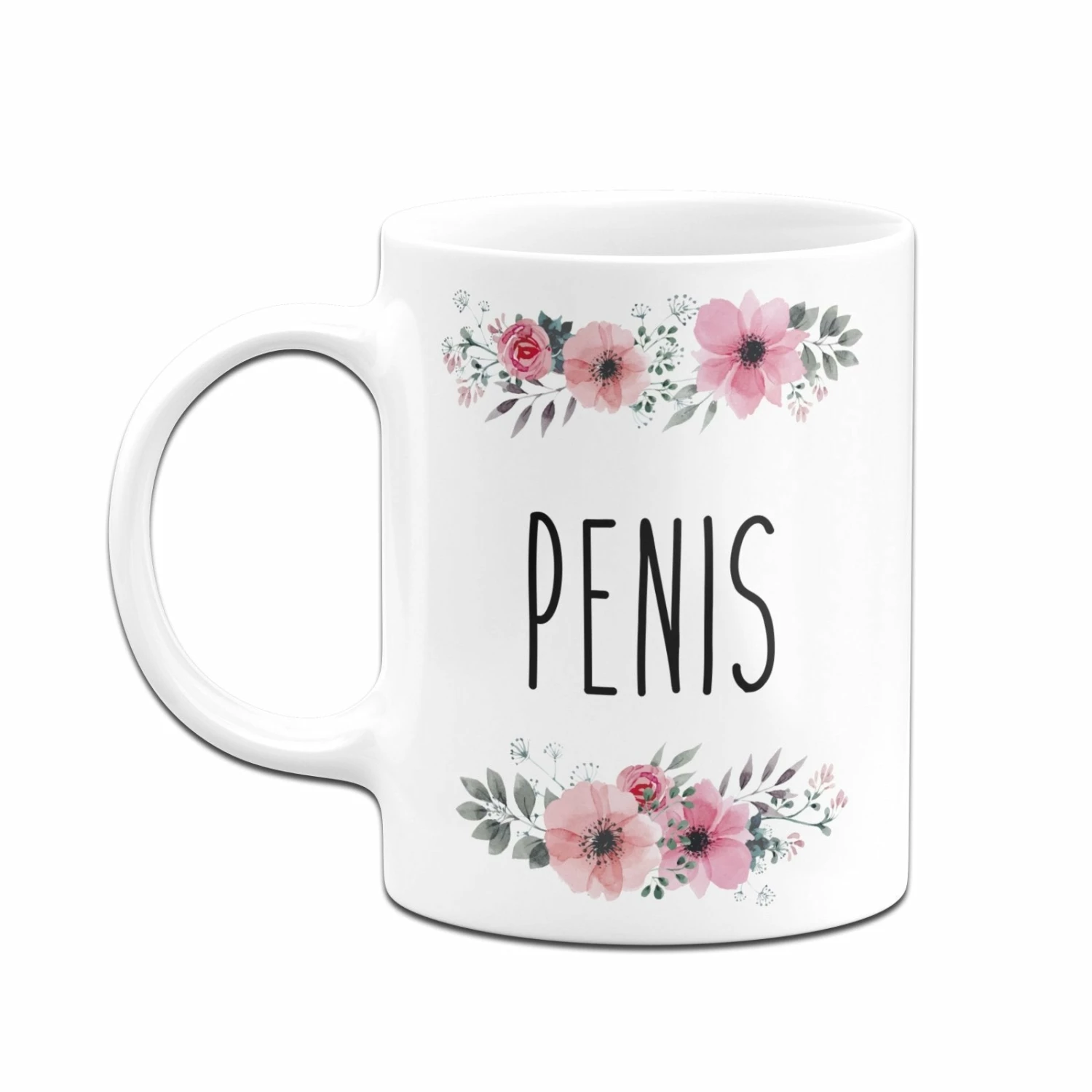 Tasse - Penis - Blumig 6 Tasse - Penis - Blumig – Bild 6