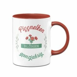 Tasse - Pissnelken Blühen Ganzjährig.
