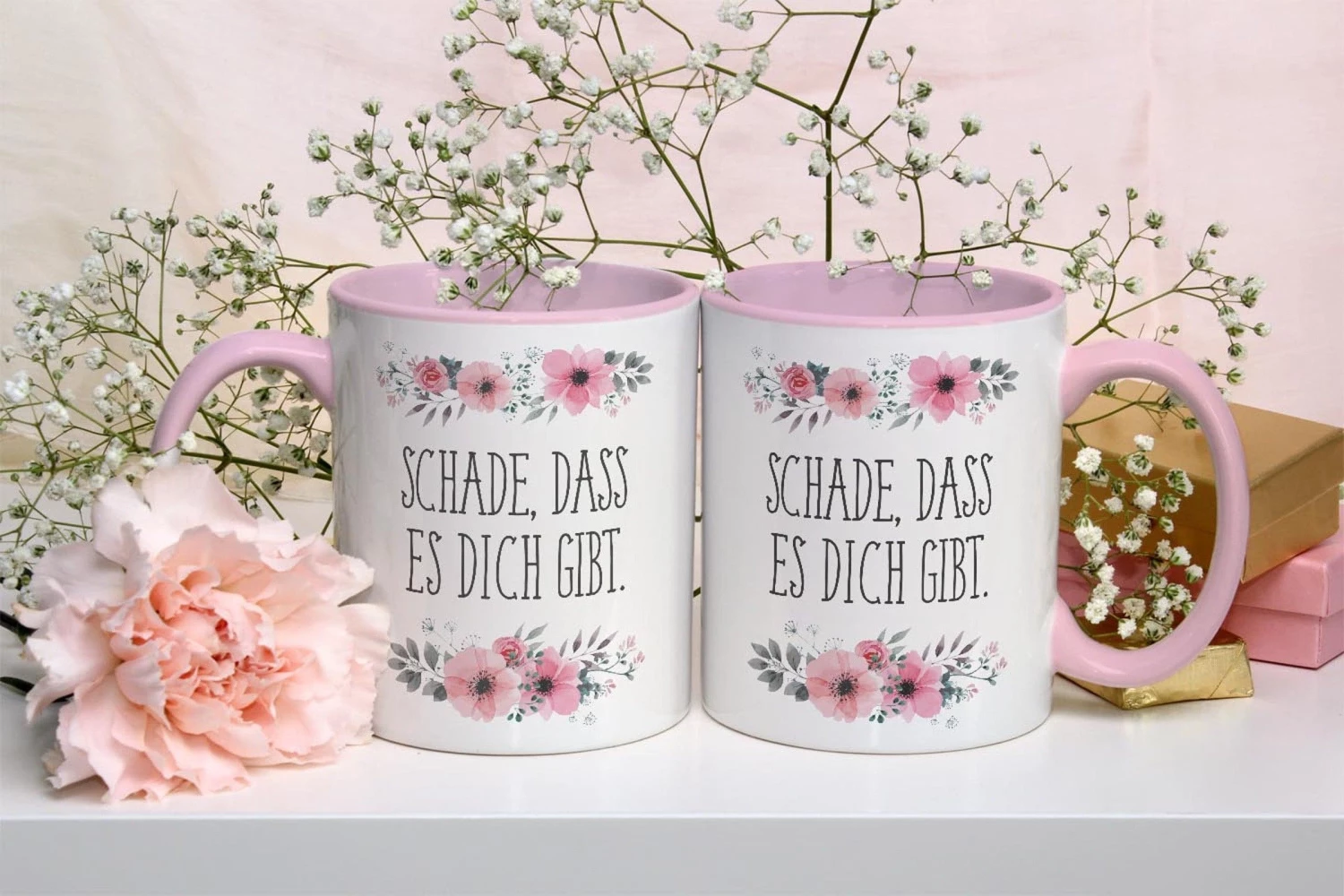 Tasse - Schade, Dass Es Dich Gibt. - Blumig 5 Tasse - Schade, Dass Es Dich Gibt. - Blumig – Bild 5