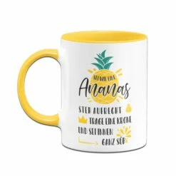 Tasse - Sei Wie Eine Ananas - Steh Aufrecht, Trage Eine Krone Und Sei Innen Ganz Süß 7 Tasse - Sei Wie Eine Ananas - Steh Aufrecht, Trage Eine Krone Und Sei Innen Ganz Süß -Becher Geschäft bild tasse sei wie eine Ananas04 568014