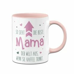 Tasse - So Sieht Die Beste Mama Der Welt Aus, Wenn Sie Kaffee Trinkt.