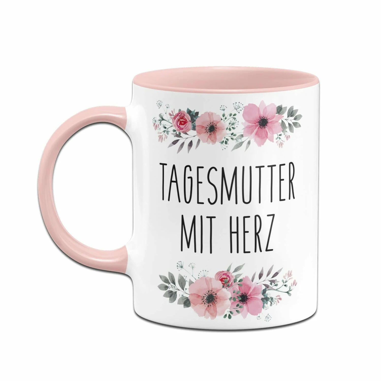 Tasse - Tagesmutter Mit Herz - Blumig 2 Tasse - Tagesmutter Mit Herz - Blumig – Bild 2