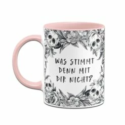 Tasse - Was Stimmt Denn Mit Dir Nicht? - Skull Statement 12 Tasse - Was Stimmt Denn Mit Dir Nicht? - Skull Statement -Becher Geschäft bild tasse was stimmt denn mit dir nicht skull statement 624709