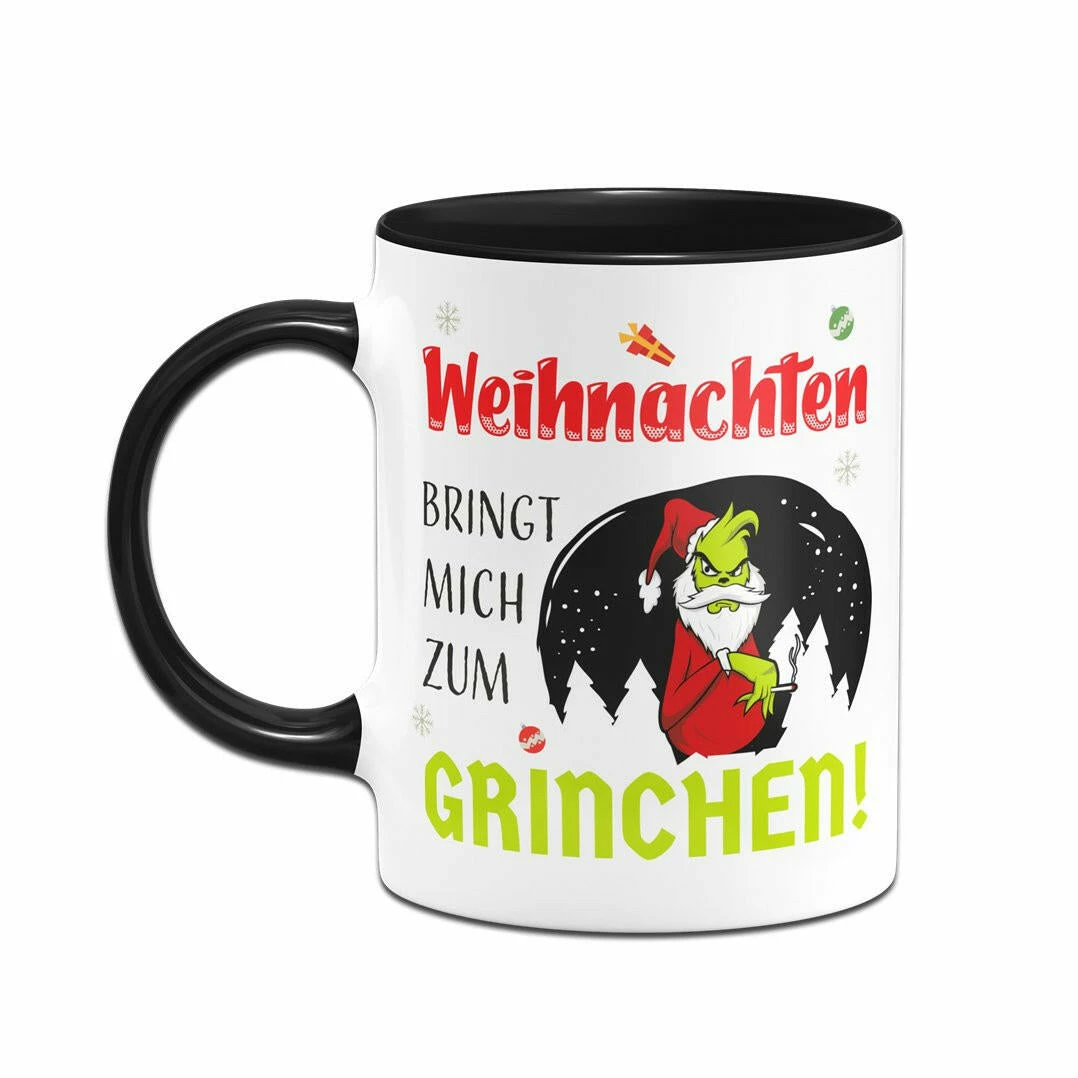 Tasse - Weihnachten Bringt Mich Zum Grinchen! 2 Tasse - Weihnachten Bringt Mich Zum Grinchen! – Bild 2